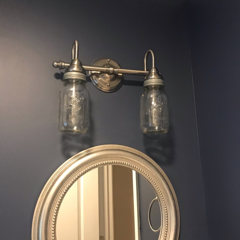 Ball jar Vanity Light fixture